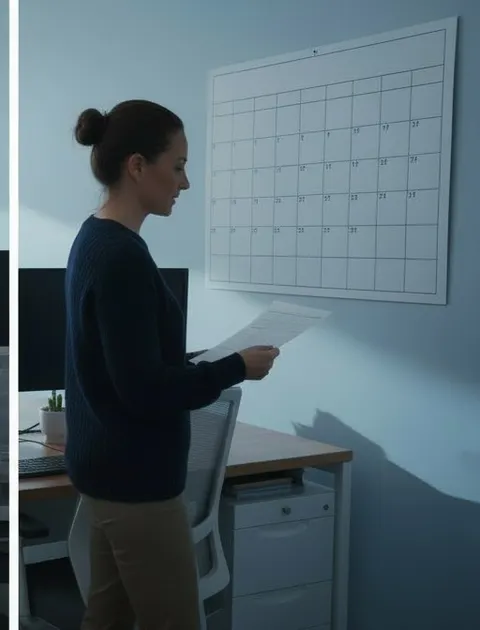 The office manager pencils update windows into the gaps between deadlines and initials the exceptions list.