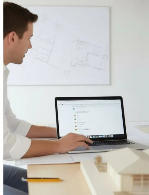 A new hire opens the current drawing set from the shared folder in seconds and sends it from a business address.